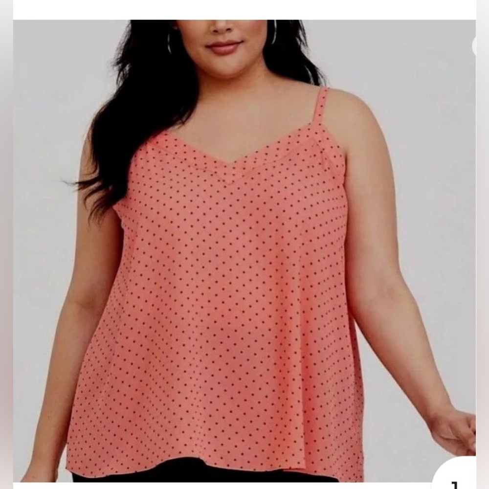 Torrid Dotted Tank Top